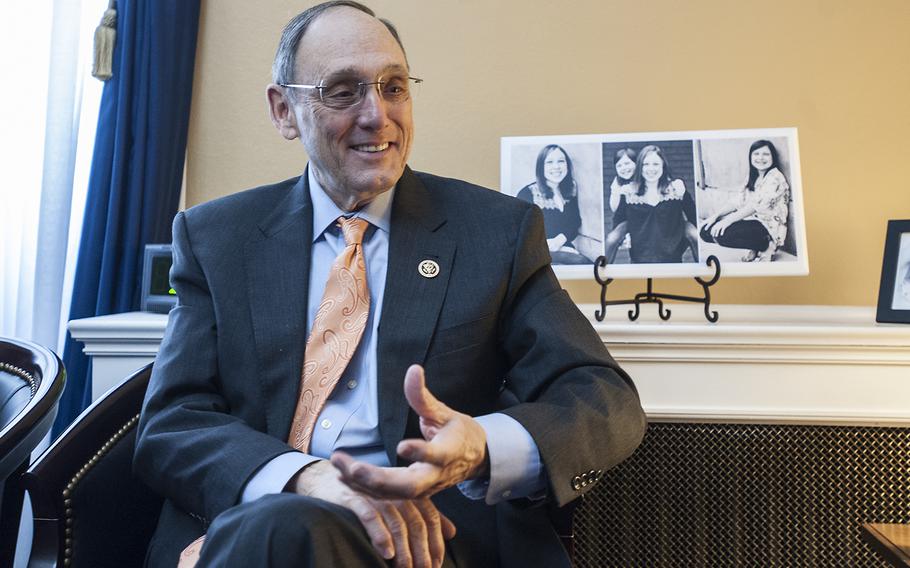 Rep. Phil Roe, R-Tenn., speaks about his role as the newly designated chairman of the House Committee on Veterans' Affiairs in his office on Capitol Hill in Washington, D.C., on Thursday, Jan. 12, 2017.