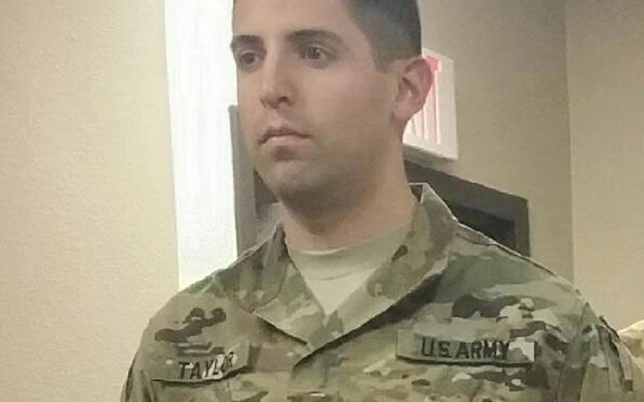 Sgt. Alex Mathew Dean Taylor, seen here as a specialist, was found unresponsive at his place of duty at Fort Hood, Texas. His death has prompted an investigation by the U.S. Army. 