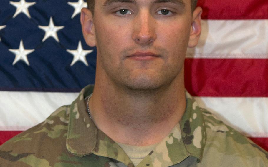 U.S. Army Pfc. Brian Odiorne of Ware, Mass. died in Al Anbar Province, Iraq, on Tuesday, Feb. 21, 2017.