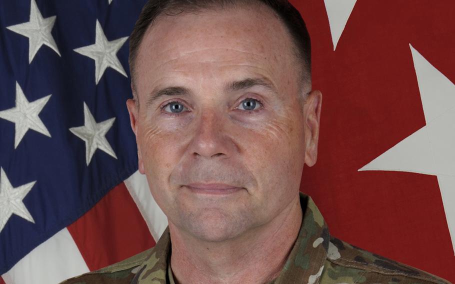 Lt. Gen. Ben Hodges, commanding general of U.S. Army Europe, said at a town hall in Vicenza, Italy, on Thursday, Feb. 23, 2017, that Washington's commitment to increased U.S. military presence in eastern Europe remains "rock solid."

Courtesy of U.S. Army