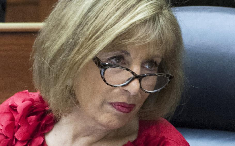 Rep. Jackie Speier, D-Calif., at a House Armed Services Committee hearing in December, 2016.