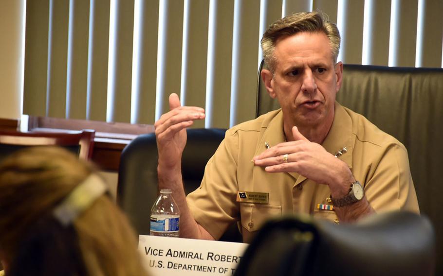 Vice Adm. Robert P. Burke, the chief of Naval Personnel, announced the end of a programs that allowed enlisted personnel to apply for early separation and senior officers to retire early.