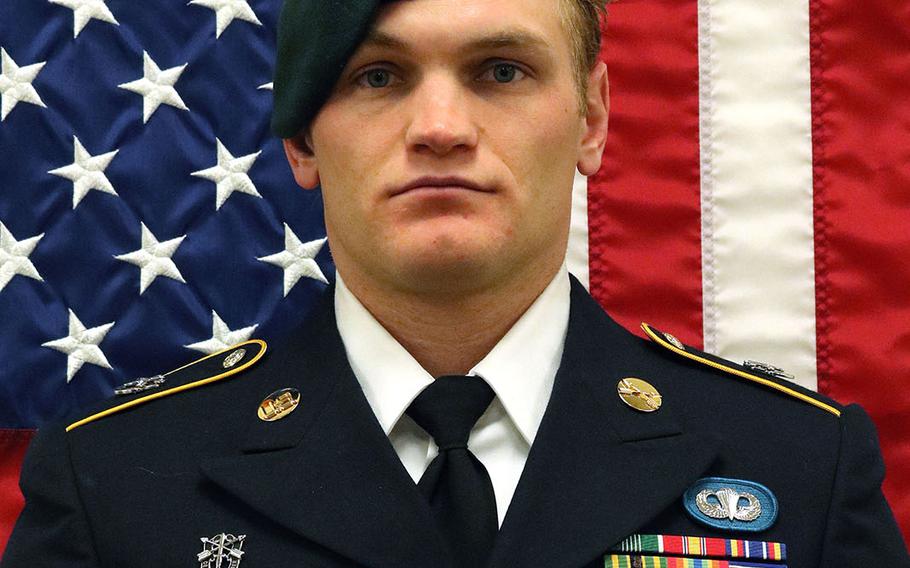 Staff Sgt. Aaron R. Butler,27, died from injuries suffered from a bomb blast on Aug. 16, 2017 in Afghanistan's Nangahar province. 