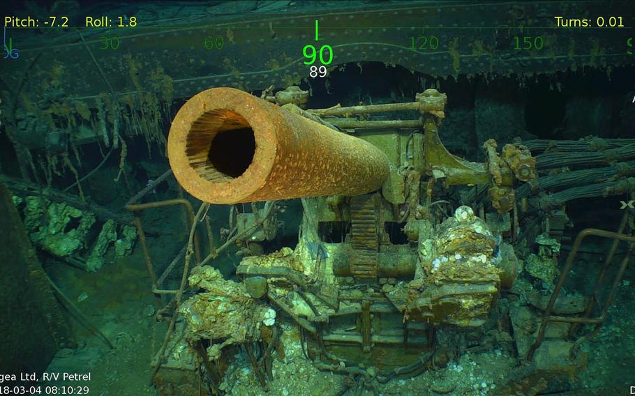 Wreckage from the USS Lexington has been found in the Coral Sea 76 Years after the aircraft carrier was sunk during World War II. 