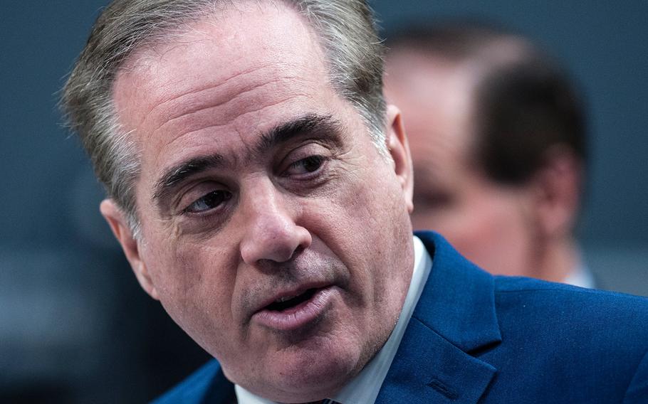 VA Secretary David Shulkin testifies before the House Appropriations Subcommittee on Military Construction, Veterans Affairs and Related Agencies during a hearing on Capitol Hill in Washington, D.C., on Thursday, March 15, 2018. Referencing a recent shooting at a VA center in California, Shulkin noted that "the events of last week should remind us all about why it’s so important what we’re doing today in getting the VA back on track.”