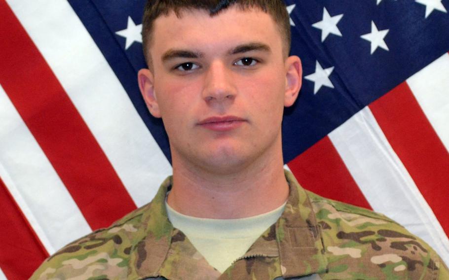 Pfc. Christian Jacob “Jake” Chandler was killed while on a combat patrol in Afghanistan on April 28, 2014, about the same time Abdol Moghadas S. was said to have helped attack a U.S. convoy with the Taliban guerrillas. Chandler’s mother says she was disappointed German authorities didn’t investigate the case more thoroughly.