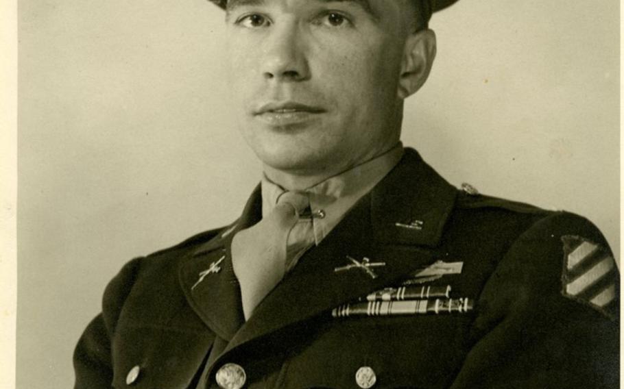 U.S Army 1st Lt. Garlin M. Conner, in full dress uniform during World War II.