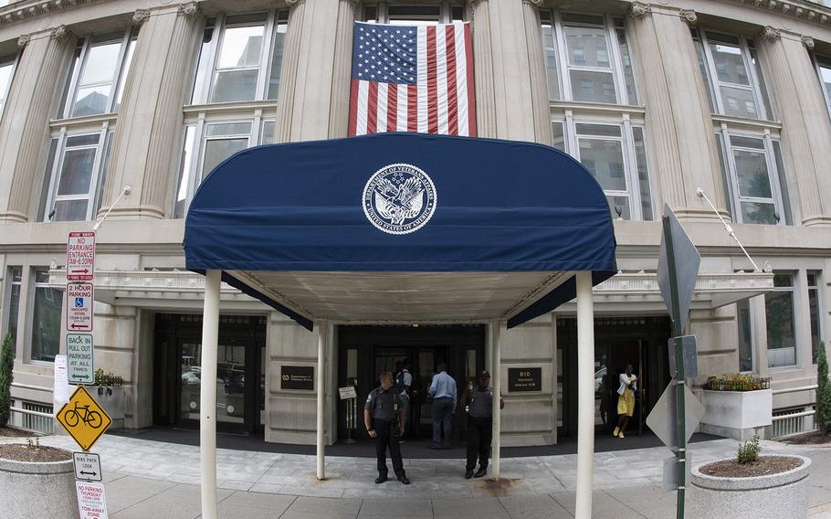 The Department of Veterans Affairs headquarters in Washington, D.C.