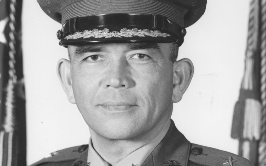 Brig. Gen. Vicente “Ben” Tomas Garrido Blaz was the first Chamorro, or native of the Marianas Islands, from Guam to achieve the rank of brigadier general.
