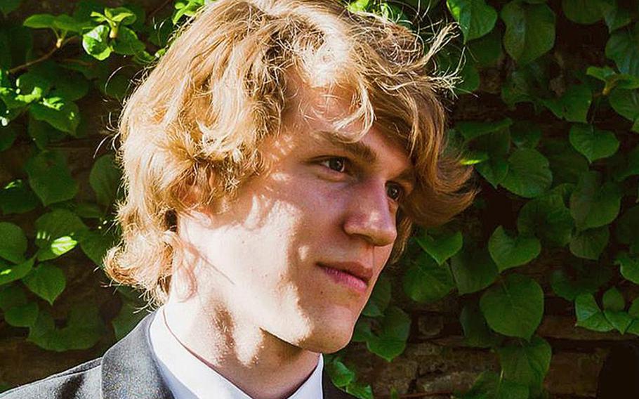 This undated photo shows Riley Howell, who was killed after he tackled a gunman who opened fire in a classroom at the University of North Carolina-Charlotte, police say.