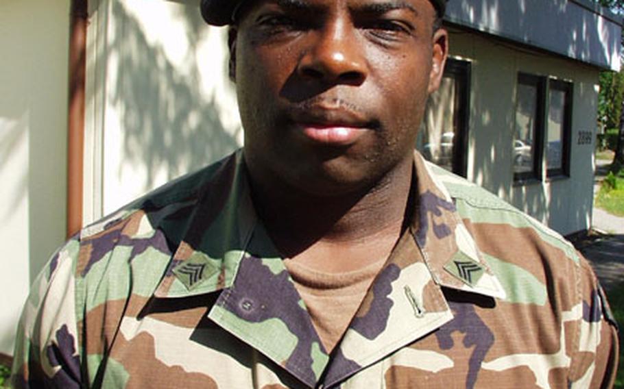 Army Sgt. Norm Izzard.