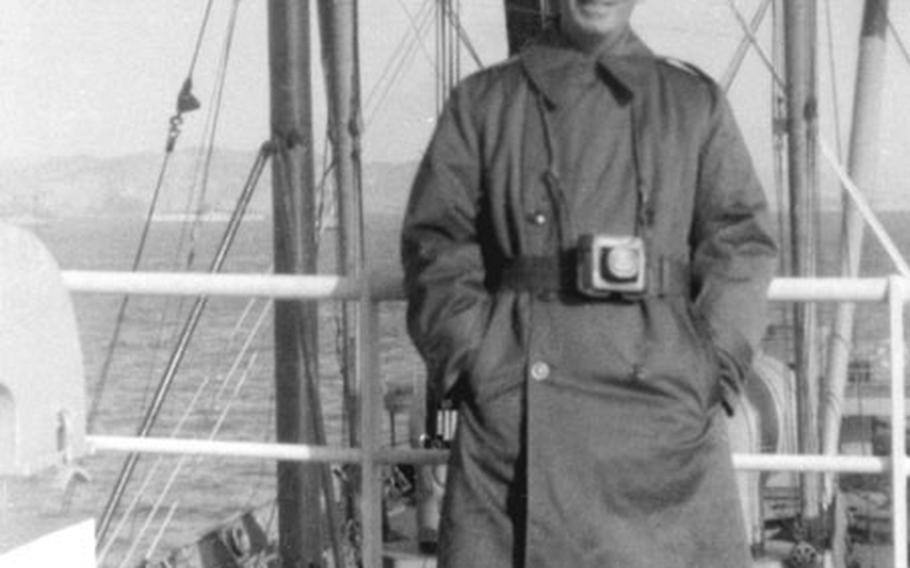 Capt. Leonard LaRue, commander of the SS Meredith Victory.