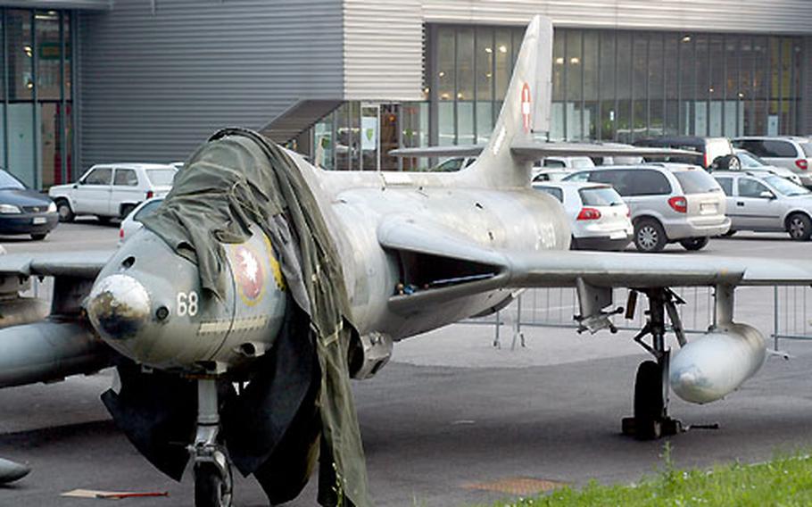 This Hawker Hunter fighter jet has spent the last three years at the fairgrounds in Pordenone, Italy, after several more years at Aviano Air Base while awaiting clearance through customs. Thanks to some help from airmen at Aviano, it’ll soon move to its new home at a museum across town.