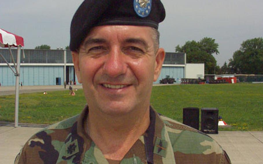 Lt. Col. Willaim Braley, 48, outgoing commander of 7th Battalion, 159th Aviation Regiment.