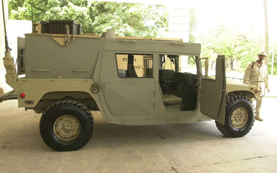 Lick Kits add steel plates to nearly every section of an unarmored scout Humvee, making the vehicle look more robust. That&#39;s important, say soldiers, because the harder the vehicle looks, the less likely insurgents are to single it out for attack.