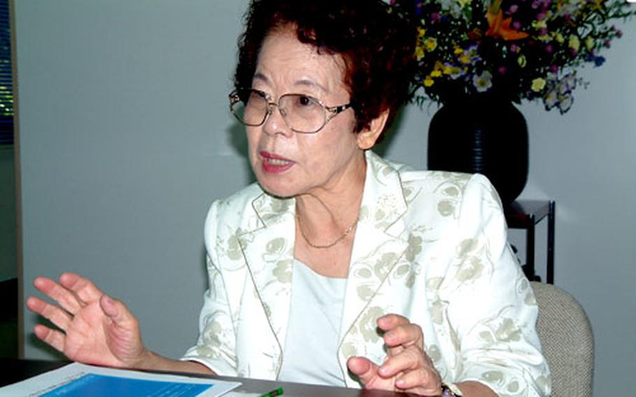 Tsuru Motomura, curator of the Himeyuri Peace Museum in Itoman, was one of 222 girls pressed into service as student nurses during the Battle of Okinawa.