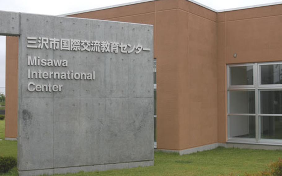 The Misawa International Center holds culture classes such as origami and ikebane for foreigners and Japanese living in Misawa. The $31.5 million center opened in April but local officials celebrated its grand opening Wednesday.