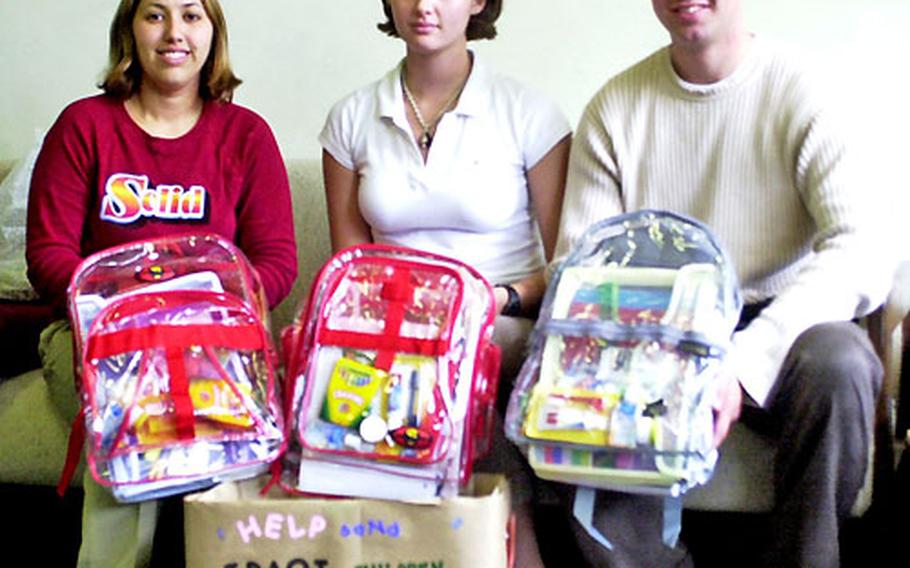 Camp Foster group collects school supplies for Iraqi kids