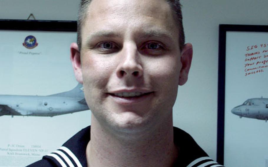 Petty Officer 1st Class Christopher Anton, 29, is Commander-Naval Forces Europe&#39;s sailor of the year.