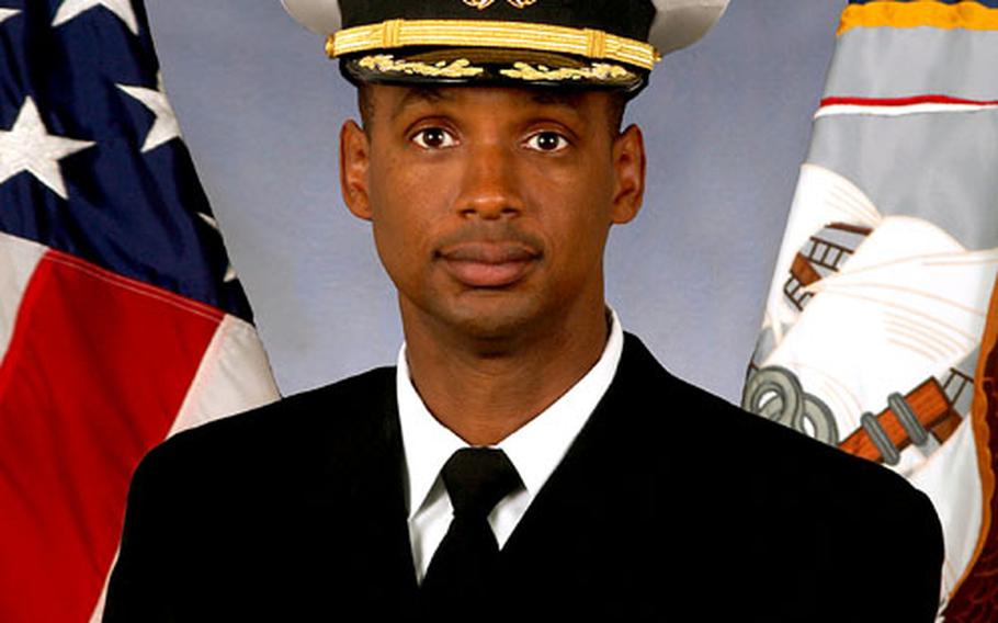 USS Juneau executive officer Cmdr. Todd A. Lewis.