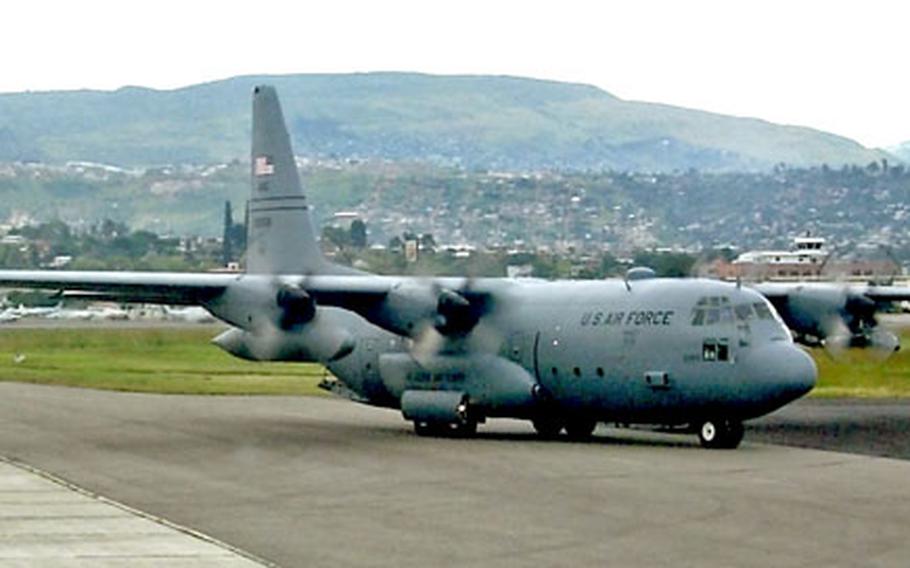 The Air Force has grounded 30 C-130 Hercules airplanes and restricted 60 others.