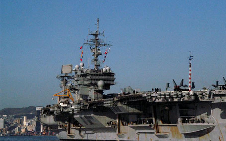 The annual training event the USS Kitty Hawk will participate in starting March 19 is the largest joint exercise between U.S. and South Korean forces each year.