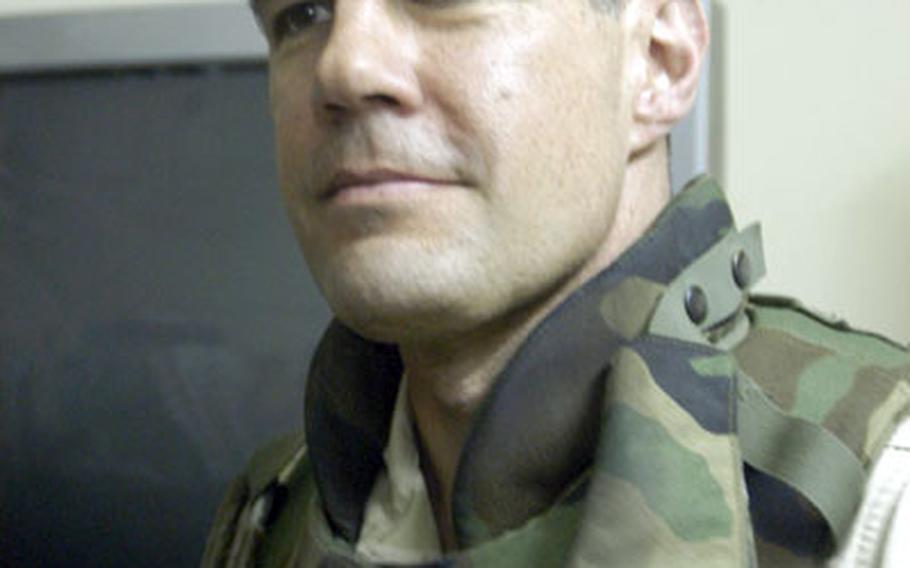 Col. Steven Salazar, commander, 3rd Brigade Combat Team, 3rd Infantry Division, attached for OIF-III to 42nd Infantry Division (Task Force Liberty).