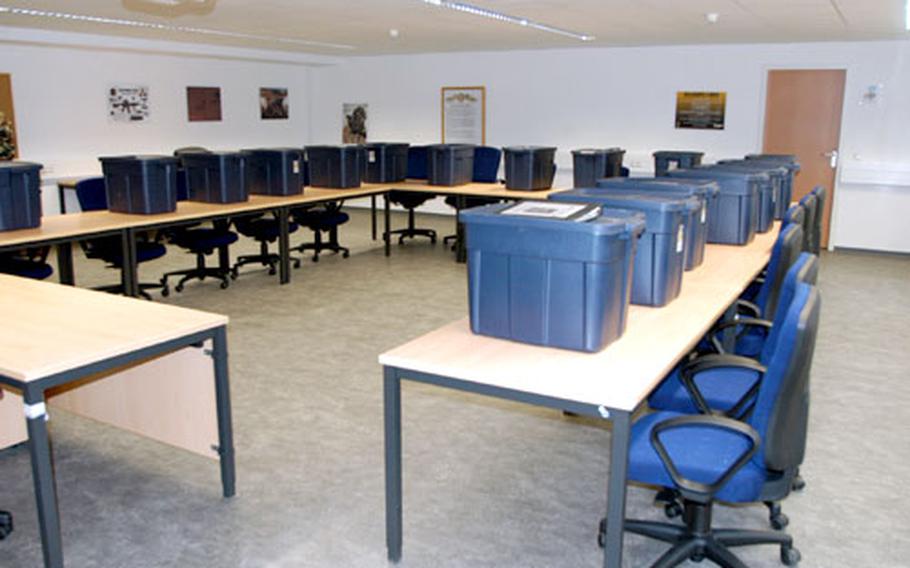 A classroom at the new 7th U.S. Army Noncommissioned Officer Academy.