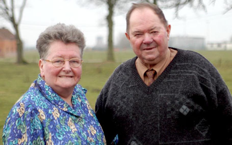 For decades, Edouard François and his wife, Micheline, have cast a suspicious eye on anyone or anything out of place around Chièvres Air Base near Mons, Belgium. François was recognized last month by the 80th Area Support Group for his contributions to force protection.