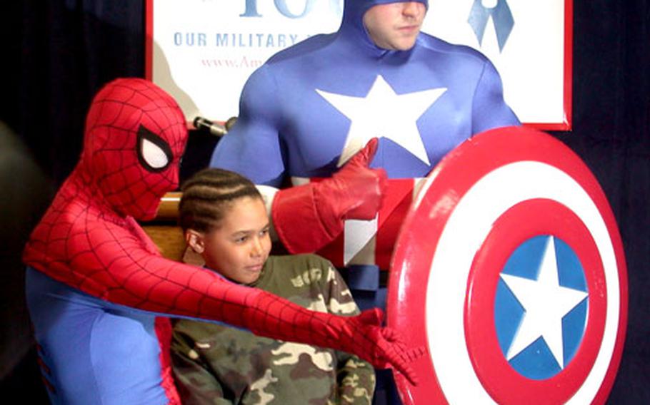 Spider-Man and Captain America helped the Pentagon and Marvel Comics unveil a new comic book that will be distributed free to troops around the world.