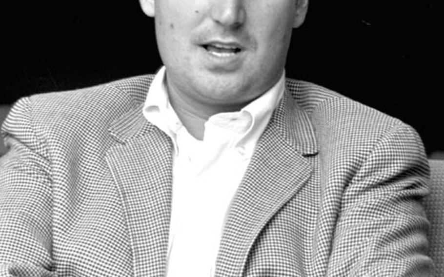 Neil Sedaka, during an interview shortly after his arrival at the Rhein-Main airport in July, 1966.