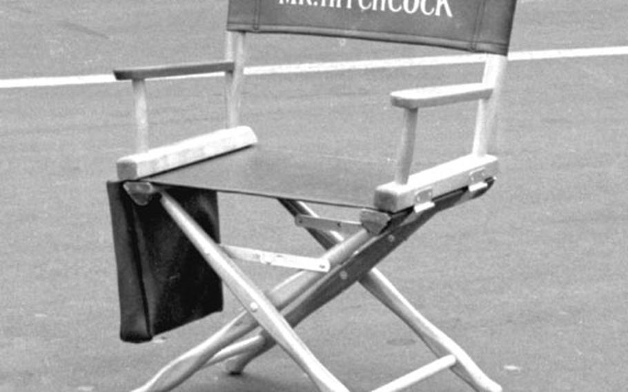 Alfred Hitchcock&#39;s director&#39;s chair.