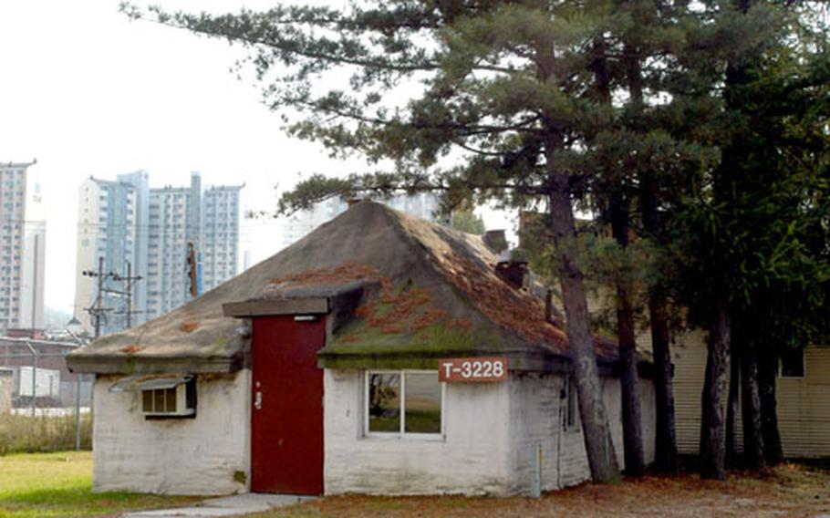 Camp Kyle, sandwiched between a steep mountain range and towering South Korean apartment blocks, was virtually empty on Wednesday.