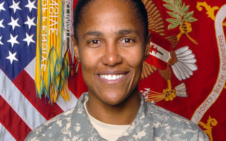 Lieutenant Colonel Carol L. Anderson, the commander of the 46th Engineer Combat Battalion, says she recently fought off an attack by a fellow U.S. servicemember.