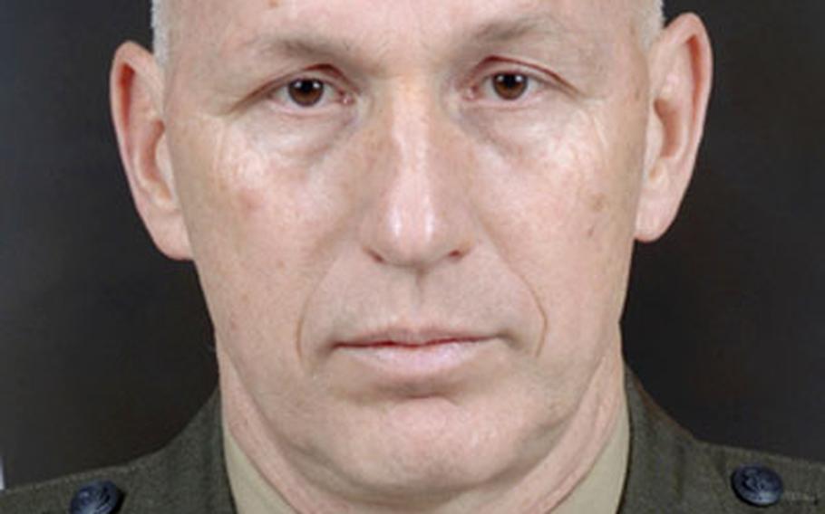 Maj. Gen. William D. Catto on Wednesday became chief of staff at the U.S. European Command and the first Marine to hold that position.