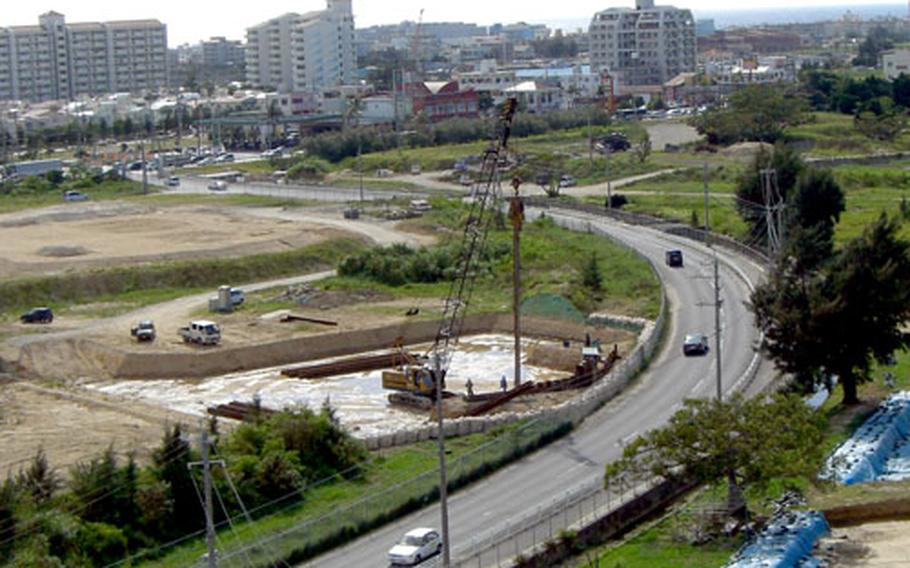 Land that formerly was part of Camp Lester, Okinawa, is undergoing environmental cleanup to remove jet fuel.