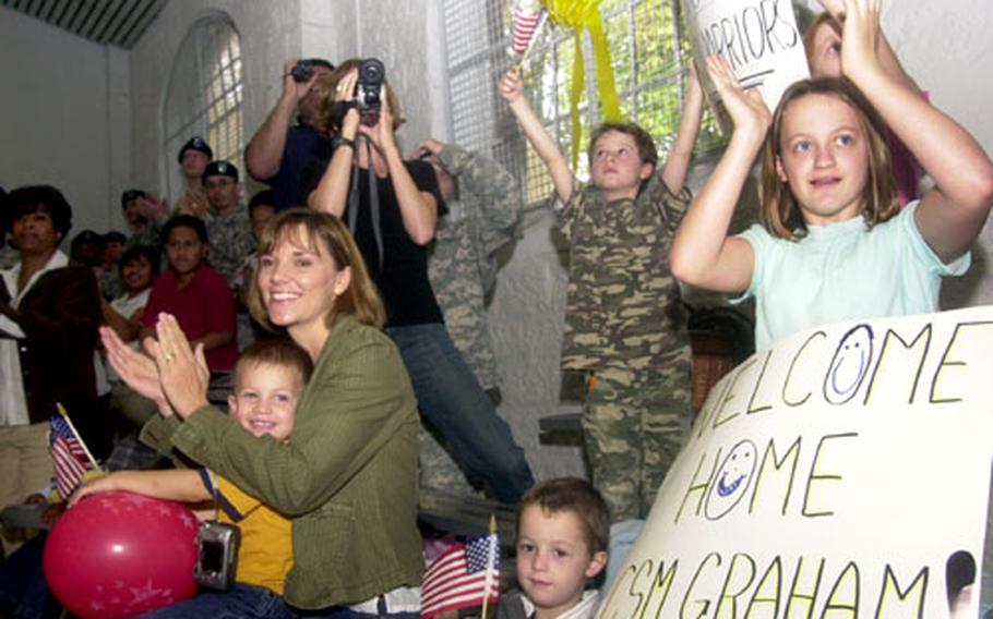 Soldiers welcomed home to Mannheim | Stars and Stripes