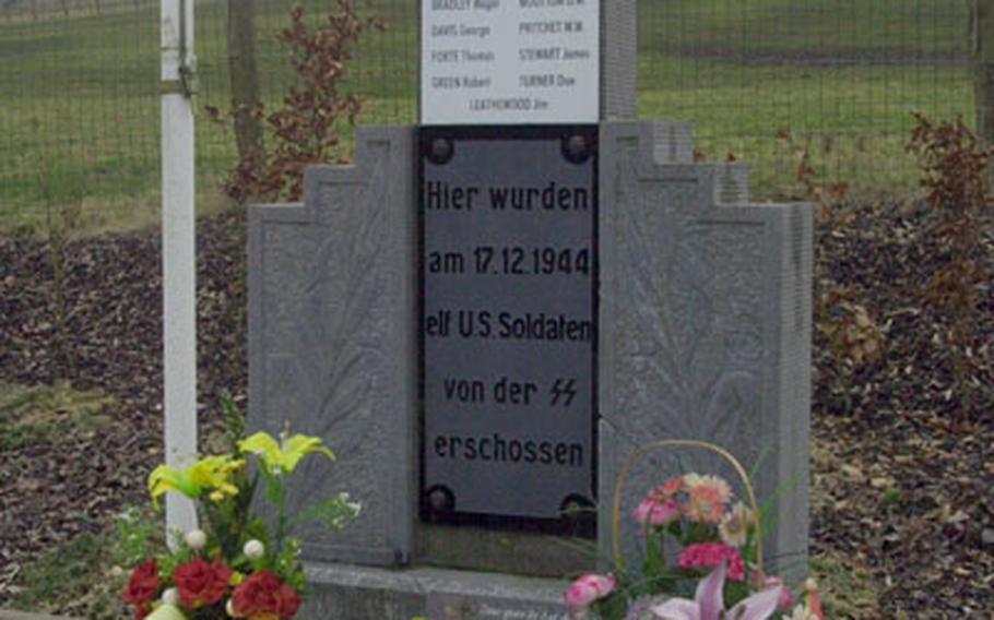 The Wereth 11 Memorial in Wereth, Belgium, is dedicated to the 11 black U.S. soldiers who were killed in the hamlet in 1944 and to all black American soldiers who served during World War II.