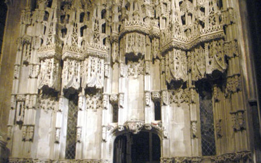 Nestled in a corner of the Ely Cathedral is the intricate Bishop Alcock&#39;s Chantry Chapel.