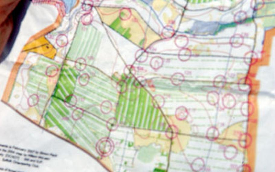 Orienteers are given highly detailed maps at the onset.