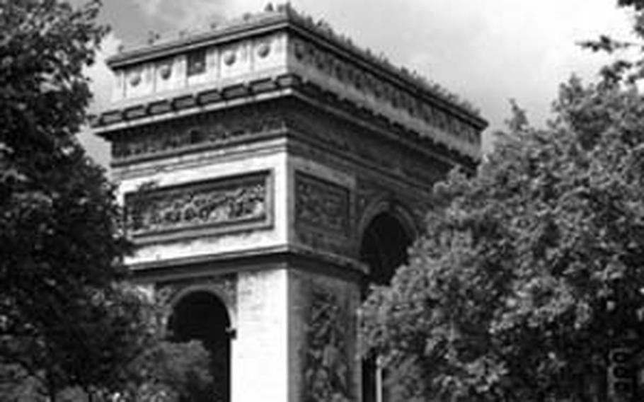 The Arc de Triomphe was planed by Napoleon, but wasn't finished until 15 years after his death.