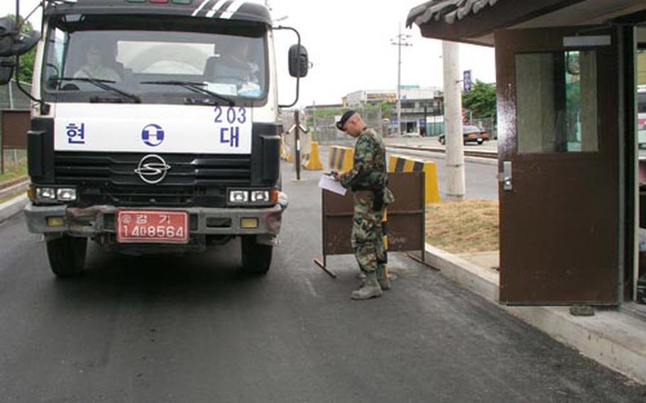 Osan Air Base's Morin Gate