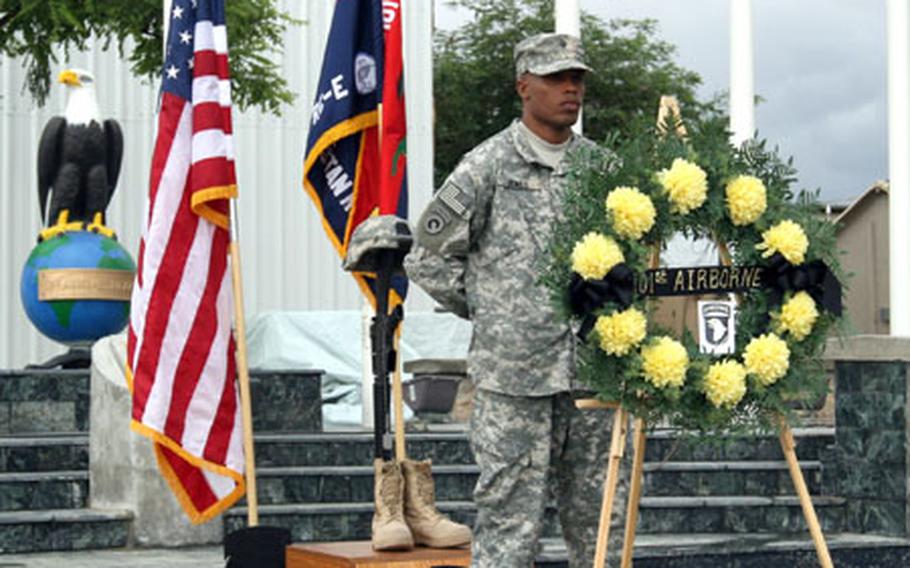 A moment to remember the fallen | Stars and Stripes