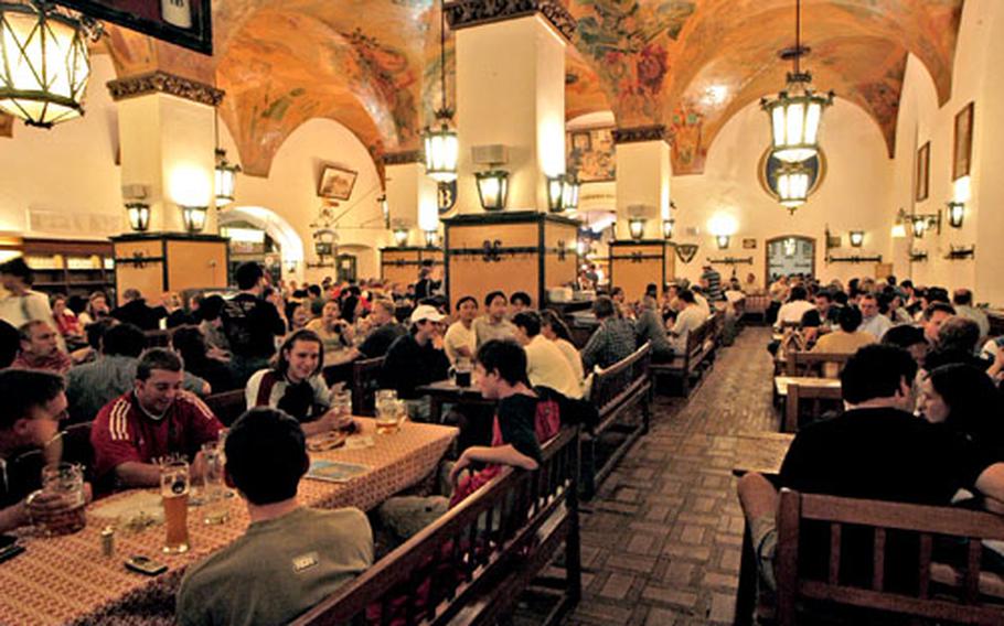 Visitors drink beer from 1-liter mugs at the famed HofbrŠuhaus in Munich, Germany. From the rules of the road to the alcohol content of European beer to the legal drinking age itself, the particular customs of a country can become so engrained people forget how things are back in the U.S.