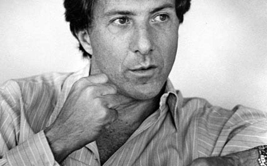 Actor Dustin Hoffman, during a 1983 interview at Tokyo's Imperial Hotel.