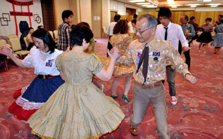 More than 100 square dancers from northern Japan — and a few from as far away as Tokyo — gathered for two days of dancing.