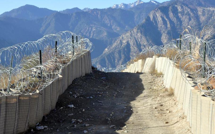 Observation Point Mace in Kunar province covers roughly a quarter-mile on a rolling ridge line at an elevation of almost 6,000 feet in the Hindu Kush mountains of eastern Afghanistan.