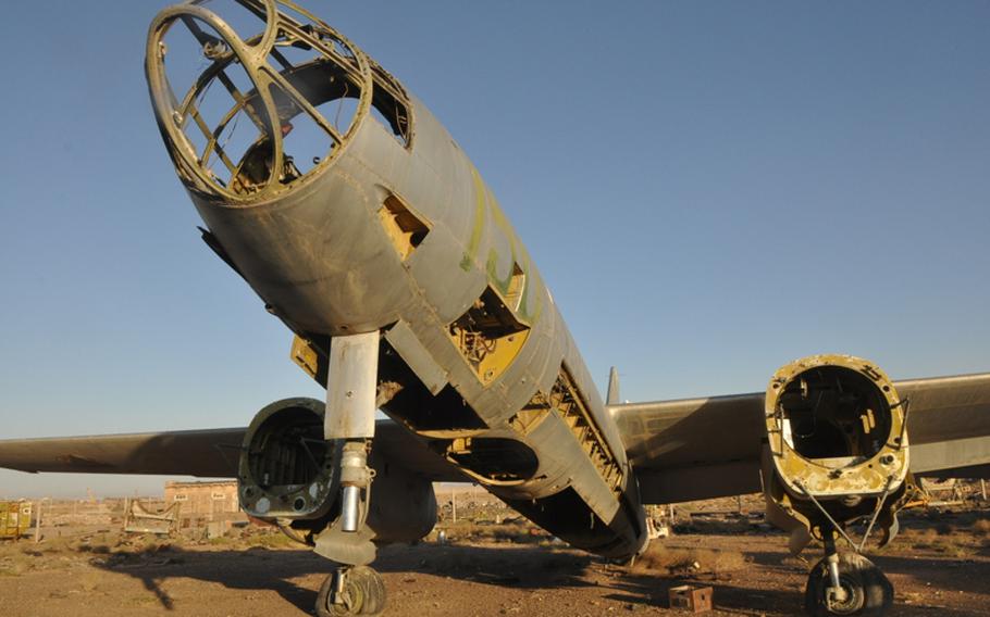 An expanse known as ''the boneyard'' at Shindand Air Base in Herat province holds vestiges of the Soviet occupation of Afghanistan that ended in 1989. Battered husks of dozens of military aircraft litter an area the size of perhaps six or seven football fields.