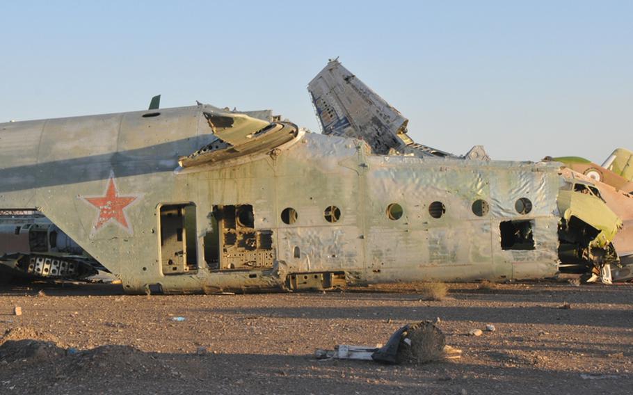 An expanse known as ''the boneyard'' at Shindand Air Base in Herat province holds vestiges of the Soviet occupation of Afghanistan that ended in 1989. Battered husks of dozens of military aircraft litter an area the size of perhaps six or seven football fields.