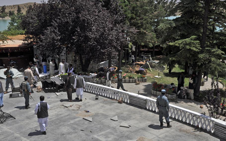 A Taliban spokesman said the Islamist militia targeted the resort in Kabul because it permitted guests to drink alcohol and engage in other activities proscribed by Islam.